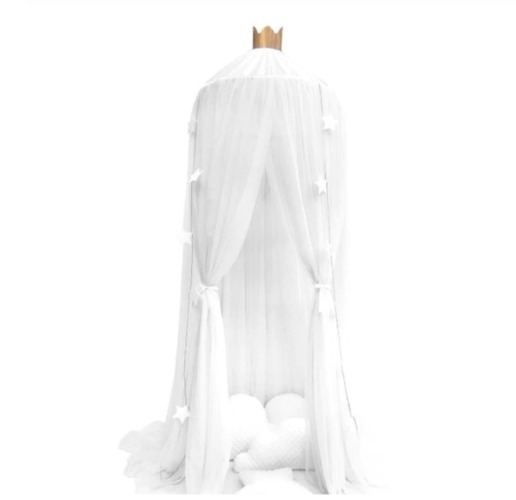 Starry Bed Canopy - White