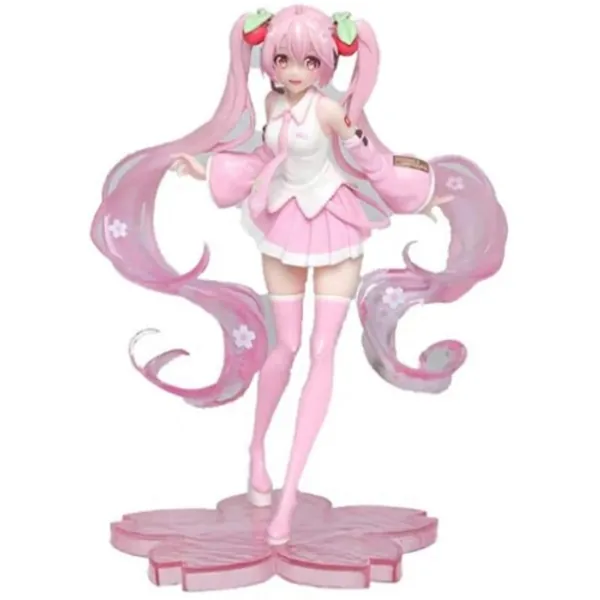 Hearsnow Anime Model Anime Figure Action Figure Hatsune Miku Pink 23CM Figurine Collection Statue Ornaments Decoration Kids Toys Doll Gift (Color : Hatsunemiku)