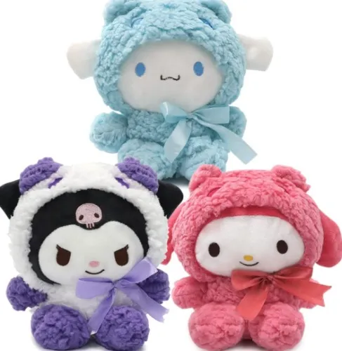 Amazon.com: 3 Pack Anime Kawaii Plush Dolls, Cute My Melody Stuffed Animal Figure Plushies Pillow Toy Birthday Party Favor Gifts for Children Girls Fans : Toys & Games