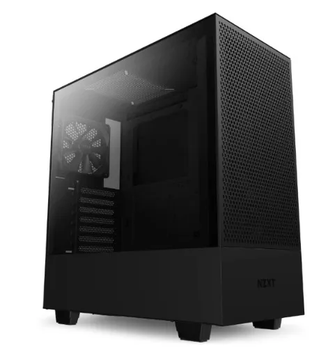 Casing-nzxt h510 flow tg matte black atx 