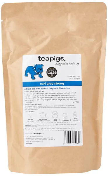 Teapigs Earl Grey Strong Loose Tea Made With Whole Leaves (1 Pack of 250g)