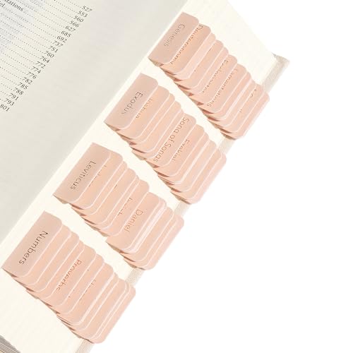 Mr. Pen- Bible Tabs, 75 Tabs, Metallic Gold Lettering, Laminated Bible Tabs for Women and Men, Bible Tabs for Study Bible, Bible Index Tabs, Bible Book Tabs, Bible Labels Tabs, Mr Pen Bible Tabs - Metallic Gold Lettering