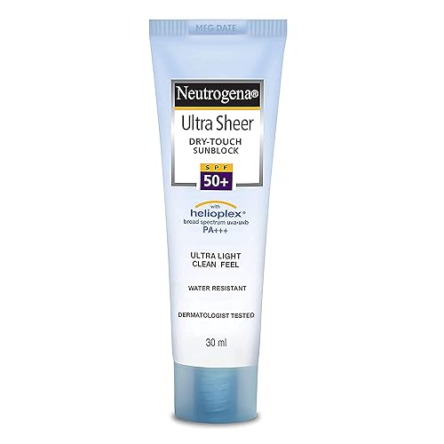 Neutrogena Ultra Sheer Dry-Touch Sunblock SPF 50+, 30ml