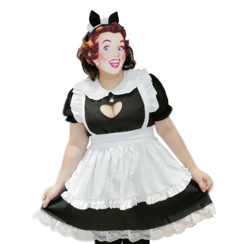 Complete Neko Maid Outfit - 4XL