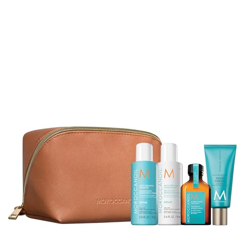 Moroccanoil Moisture Repair Shampoo and Conditioner Bundle - 8 g (Pack of 5)