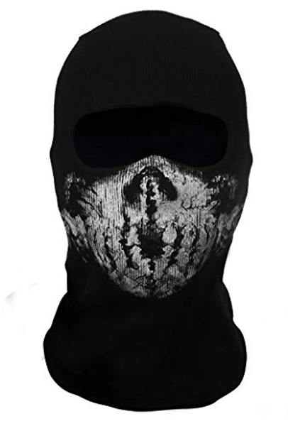 Surprise Mask Skull for Ghost Motorcycle Mask Face Mask Black