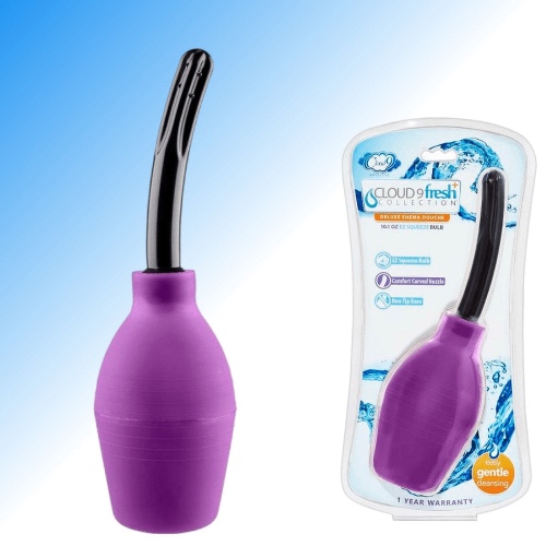 Cloud 9 Fresh + Deluxe Anal Soft Tip Douche with Squeeze Bulb