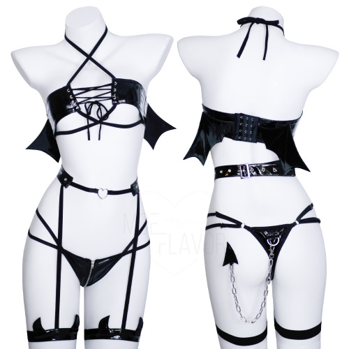 Hell Rider Succubus Lingerie | Black / M/L