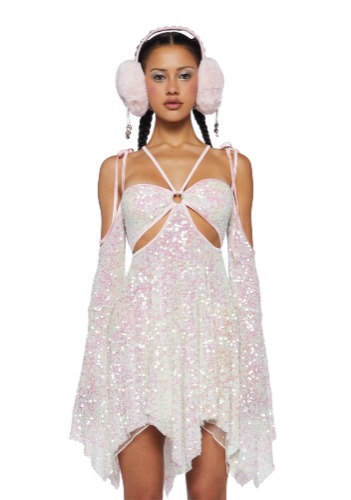 Lightning In A Bottle Mini Dress - White | X-Small