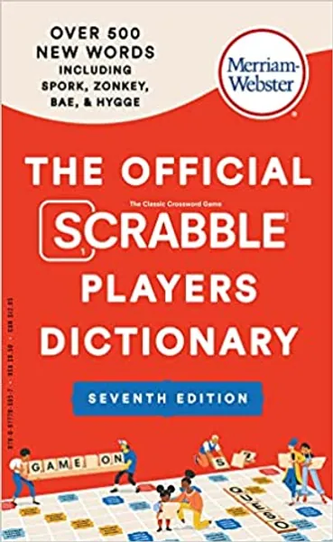 The Official SCRABBLE Players Dictionary, Seventh Ed., Newest Edition, 2023 Copyright, (Mass Market Paperback)