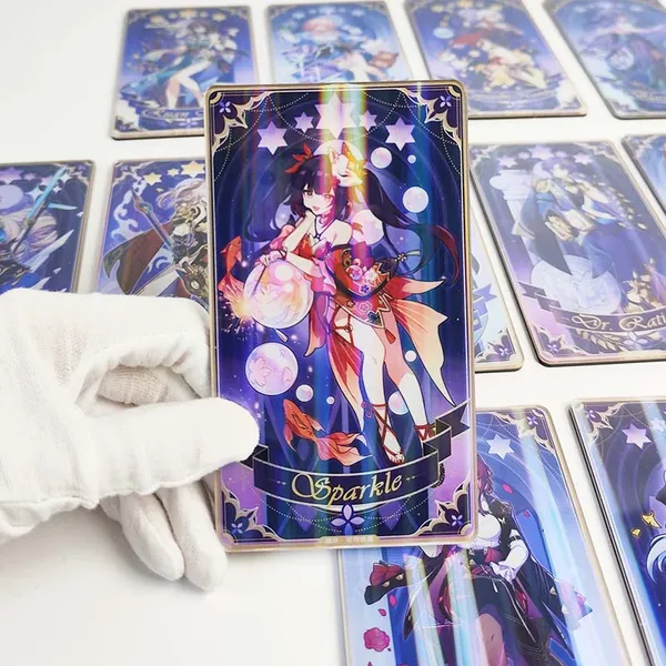 HSR Holographic Tarot Card Honkai Star Rail Acrylic Collectibles - RegisBox