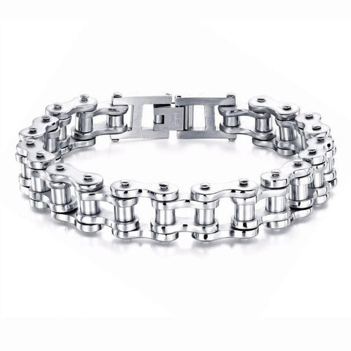 Bicycle Chain Bracelet - Silver