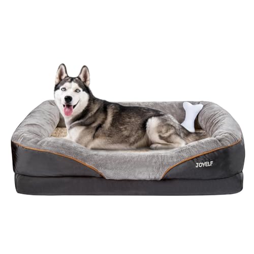 JOYELF XX-Large Memory Foam Dog Bed, Orthopedic Dog Bed & Sofa with Removable Washable Cover Dog Sleeper for Large Dogs - XXLarge-47"x33"
