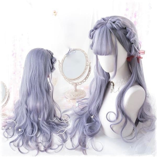 Dark Lavender Long Wig