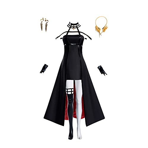 MZXDY Yor Forger Cosplay Costume, Anime Spy Yor Briar Dress Full Set for Halloween Christmas Party - Small - Full Set