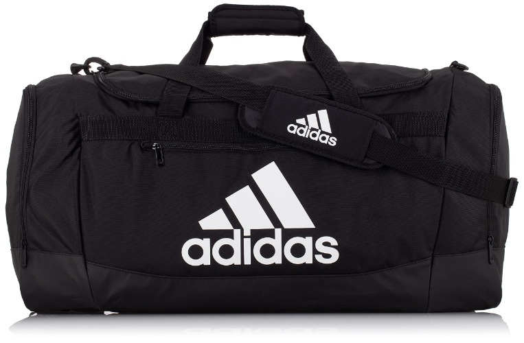adidas Defender 4 Large Duffel Bag - One Size Black/White