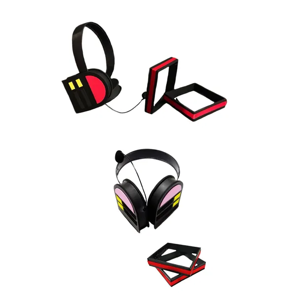 Hatsune Miku Cosplay Costume Accessory Headdress Headphone PVC Props Stirnband venda Bandeau fascia per capelli arco de cabelo