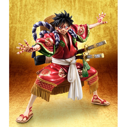 One Piece - Monkey D. Luffy - Excellent Model - Portrait.Of.Pirates "Kabuki-Edition" - 1/8 - Brand New