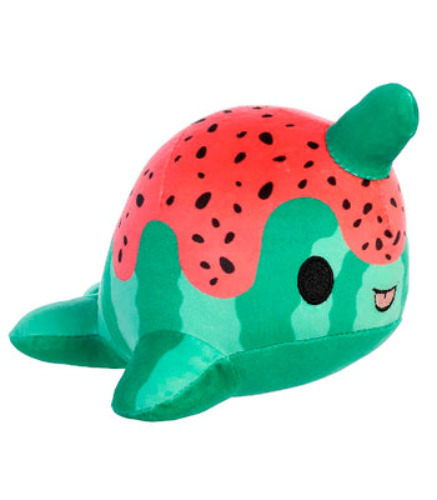 Watermelon Nomwhal Plush 7" - Watermelon Nomwhal Plush 7"