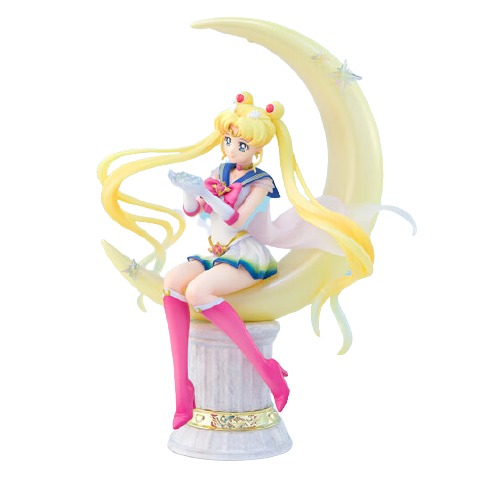 Gekijouban Bishoujo Senshi Sailor Moon Eternal - Super Sailor Moon - Figuarts Zero Chouette - Bright Moon & Legendary Silver Crystal (Bandai Spirits) [Shop Exclusive] - Pre Owned