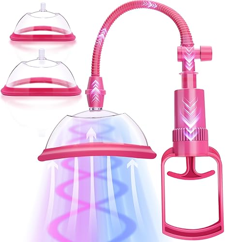 Pussy Pump Adult Toys for Women, Manual Vagina Pump Clitoral Pump Sexual Enhancer Women Sex Toys to Heighten Sensitivity, Clit Sucker Spreader Sexual Pleasure Tools Adult Sex Toys for Women Couple - Rose Red