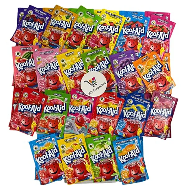 Kool-Aid Ultimate Variety Drink Mix, 22 Flavors (2 Packets of Each Flavor) + BONUS Mystery Flavor