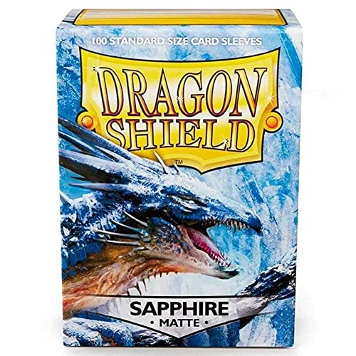 Dragon Shield - Matte Standard Size Sleeves 100Pk - Sapphire - Matte Sapphire