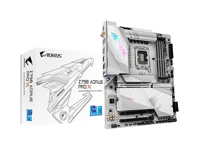 GIGABYTE Z790 AORUS PRO X (LGA 1700/ Intel/ Z790 X/ATX/ DDR5/ 5* M.2/ PCIe 5.0/ USB 3.2 Type-C/Wi-Fi 7/ 5GbE LAN/Q-Flash Plus/EZ-Latch Plus/Motherboard) - Z790 AORUS PRO X