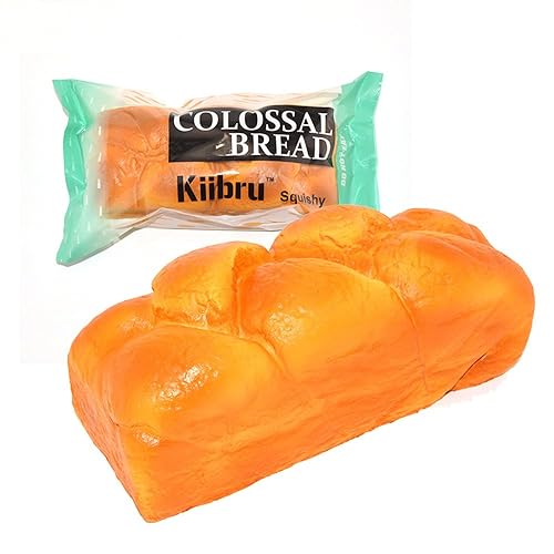 Kiibru Squishy English Bread 7.9" Colossal Slow Rising Squishies Scented Toy - Bread