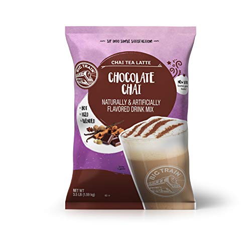 Big Train Chai Tea Latte, Chocolate, 56 Ounce, Powdered Instant Chai Tea Latte Mix (Packaging May Vary) - Latte - Chocolate Chai - 3.5 Pound (Pack of 1)