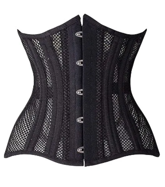SHAPERX Women 24 Double Steel-Boned Longline Heavy Duty Waist Training Corsets Shaper