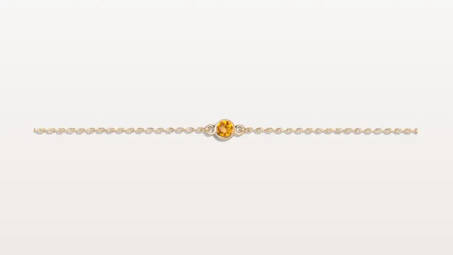 Birthstone Anklet | November