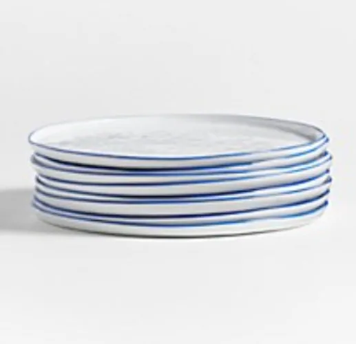 Blue Rimmed Plates