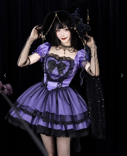 Purple Little Witch Dress 