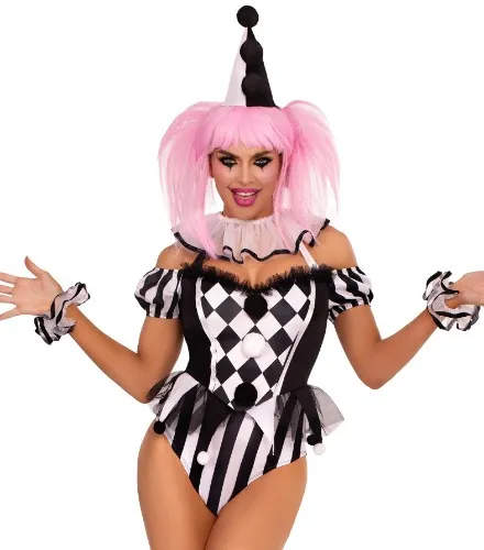 Captivating Circus Clown Costume XS