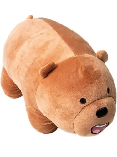 MINISO 15'' We Bare Bears Plush Toy Stuffed Animals, Ultrasoft Cartoon Cuddly Hugging 