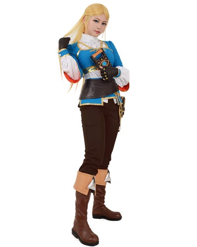 miccostumes Women's Breath Wild Princess Cosplay Costume - Medium Blue