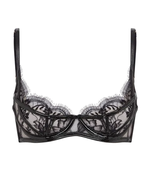 Alyss Plunge Underwired Bra in Black | By Agent Provocateur