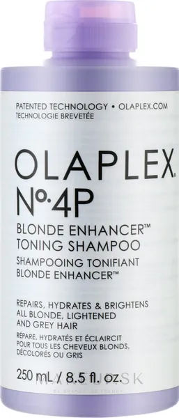 Olaplex No 4P Blonde Enhancer Toning Shampoo - Tónovací šampón na vlasy
