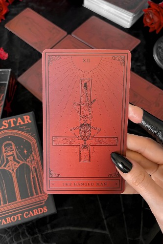 Killstar Tarot Cards [RED/BLACK] - One Size / Red / 100% Paper