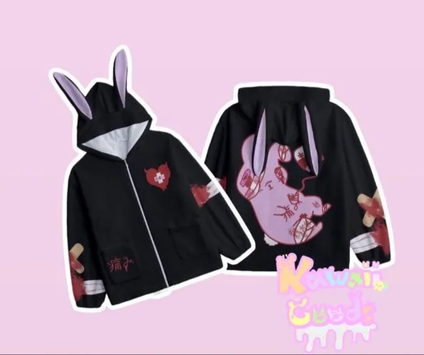 Bunny bandage hoody