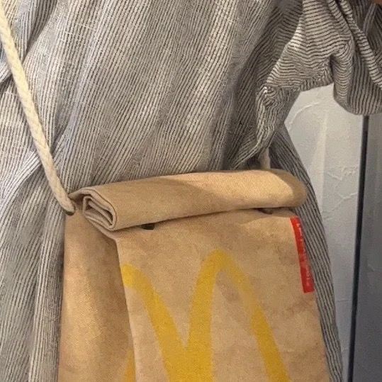 McDonald Starbucks sling bag women and others water resistant with adjustable McDonald's bag