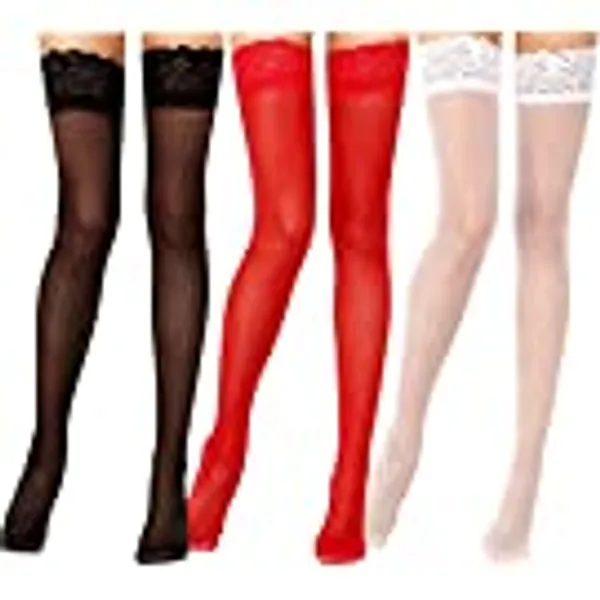 Lidogirl Lace Top Thigh High Stockings