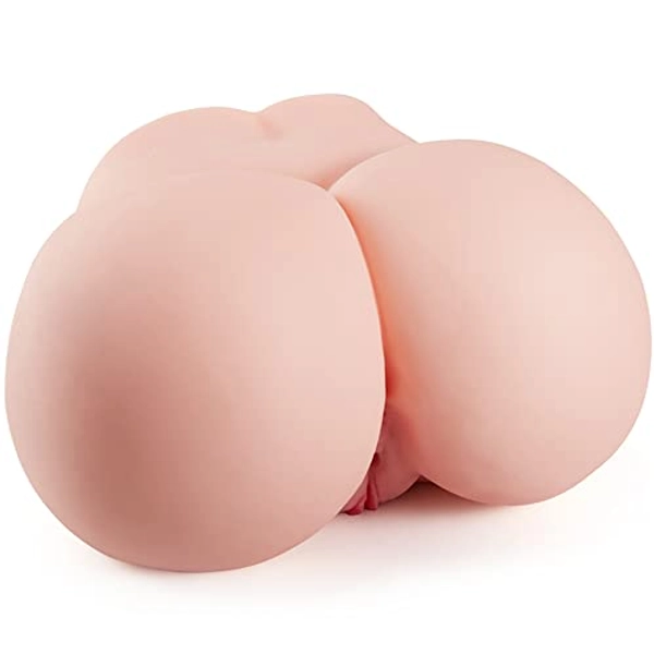 11LB Realistic Male Masturbator with Virgin Vagina and Anal, Life-Sized Pussy Ass Masturbator Sex Toys for Men Masturbation, Realistic Stroker with 2 Hole for Man Orgasm (Vanilla)