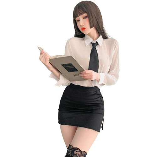 Naughty Schoolgirl Temptation: Erotic Uniform Set - XL