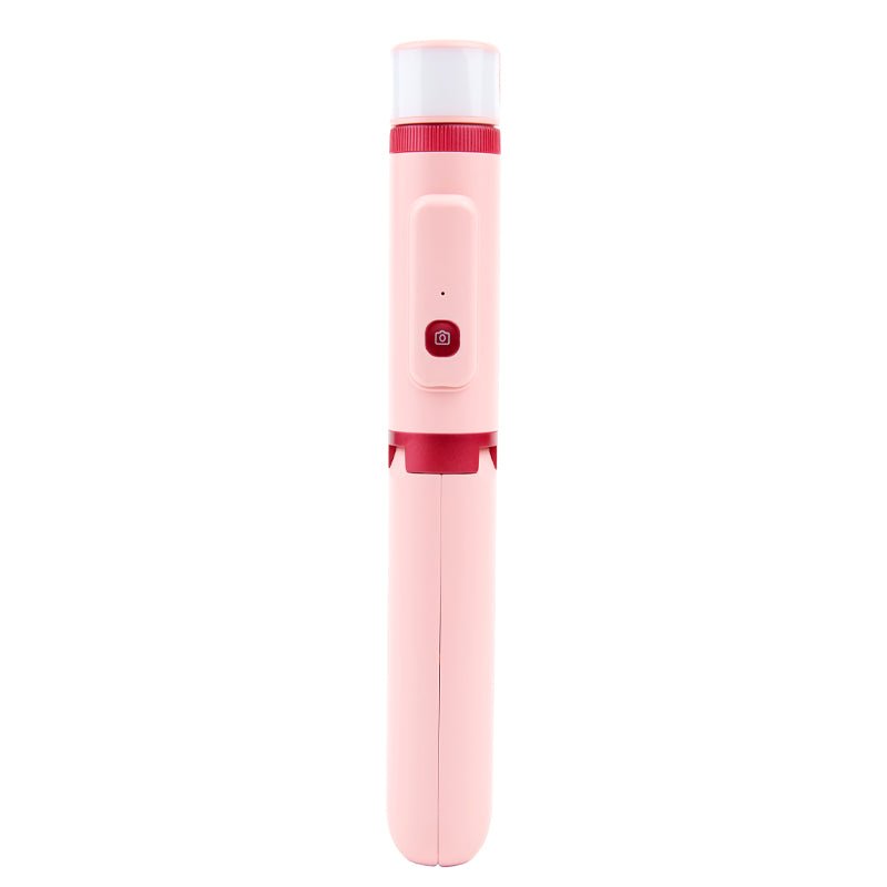Extendable Selfie Stick Tripod - Blush Pink