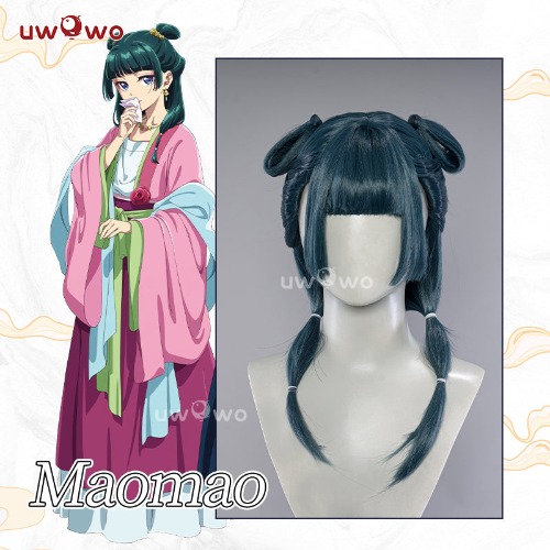 Uwowo Anime The Apothecary Diaries Maomao Garden Party Hanfu Cosplay Wig Long Green Hair