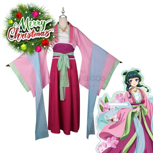 【In Stock】Anime The Apothecary Diaries Cosplay Garden Party Maomao Cosplay Costume - L