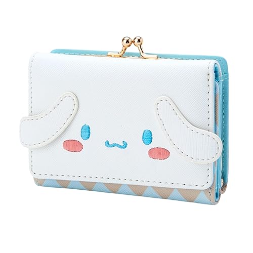 BelugaDesign Anime Wallet | Cute Kawaii Coin Pouch Purse Zipper - Blue Roll