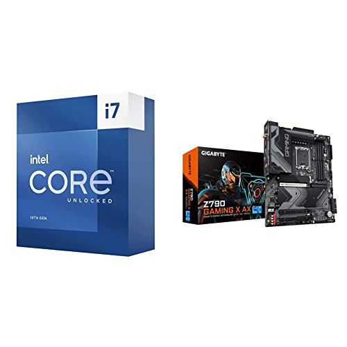 Intel Core i7-13700K + GIGABYTE Z790 GAMING X AX Motherboard - Intel Core i7-13700K + GIGABYTE Z790 GAMING X AX Motherboard